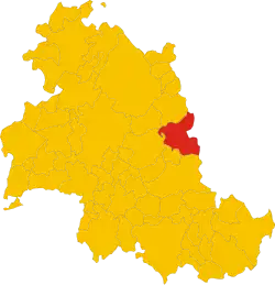 Localisation de Nocera Umbra