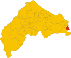 Localisation de Numana