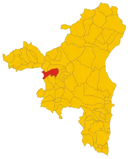 Localisation de Olzai