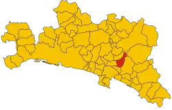 Localisation de Orero