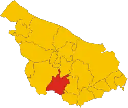 Localisation de Oria