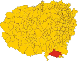 Localisation de Ormea