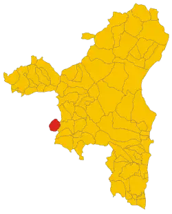 Localisation de Ortueri