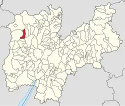 Localisation de Ossana