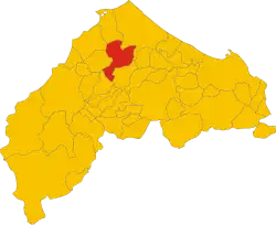 Localisation de Ostra