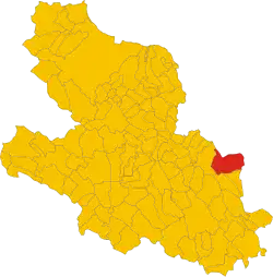 Localisation de Pacentro