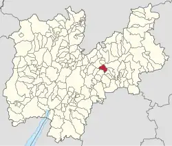 Localisation de Palù del Fersina