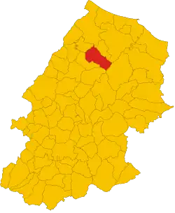 Localisation de Palata