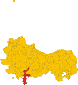 Localisation de Palazzo Adriano