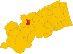 Localisation de Palmiano