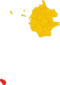 Localisation de Pantelleria