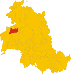 Localisation de Passignano sul Trasimeno