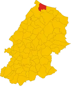 Localisation de Petacciato