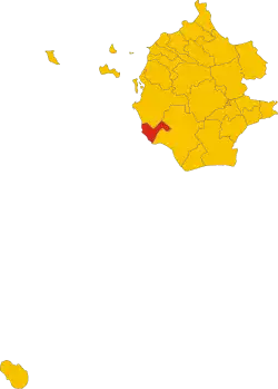 Localisation de Petrosino