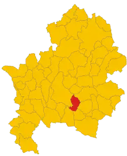 Localisation de Pettoranello del Molise