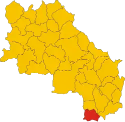 Localisation de Piancastagnaio