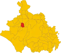 Localisation de Piansano