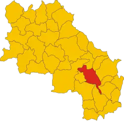 Localisation de Pienza