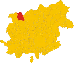 Localisation de Pietraroja