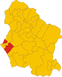 Localisation de Pietrasanta