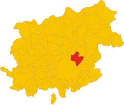 Localisation de Pietrelcina