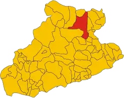 Localisation de Pieve di Teco