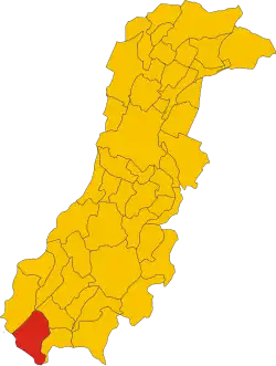 Localisation de Pievepelago