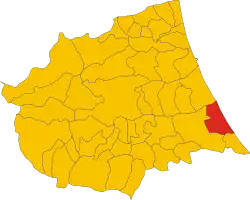 Localisation de Pineto