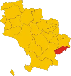 Localisation de Pitigliano