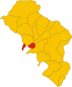 Localisation de Podenzana