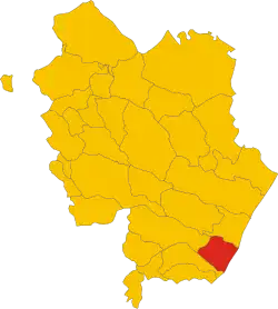 Localisation de Policoro