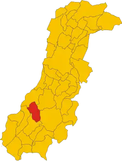 Localisation de Polinago