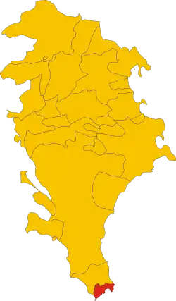 Localisation de Portopalo di Capo Passero