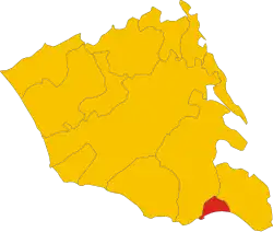 Localisation de Pozzallo