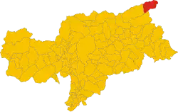 Localisation de Predoi