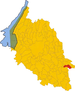 Localisation de Pressana