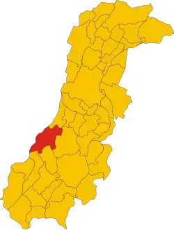 Localisation de Prignano sulla Secchia