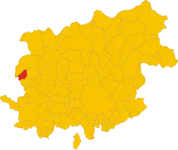 Localisation de Puglianello