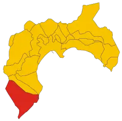 Localisation de Pula