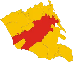 Localisation de Raguse