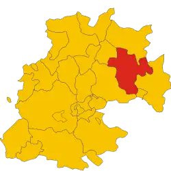 Localisation de Regalbuto