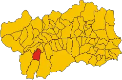 Localisation de Rhêmes-Saint-Georges