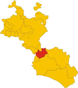 Localisation de Riesi