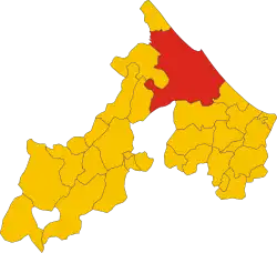 Localisation de Rimini