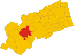 Localisation de Roccafluvione