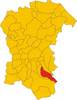 Localisation de Roccamorice