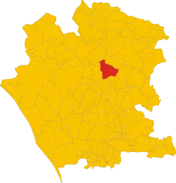 Localisation de Roccaromana