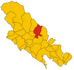 Localisation de Rocchetta di Vara