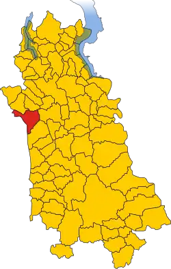 Localisation de Romagnano Sesia