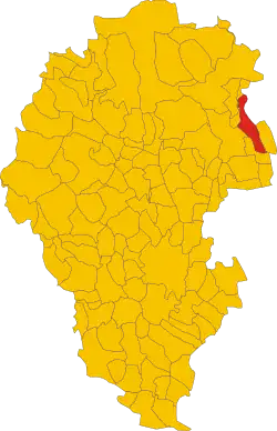 Localisation de Romano d'Ezzelino